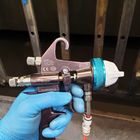 Quickly Release Dual Heads HVLP Paint Spray Gun For Chrome